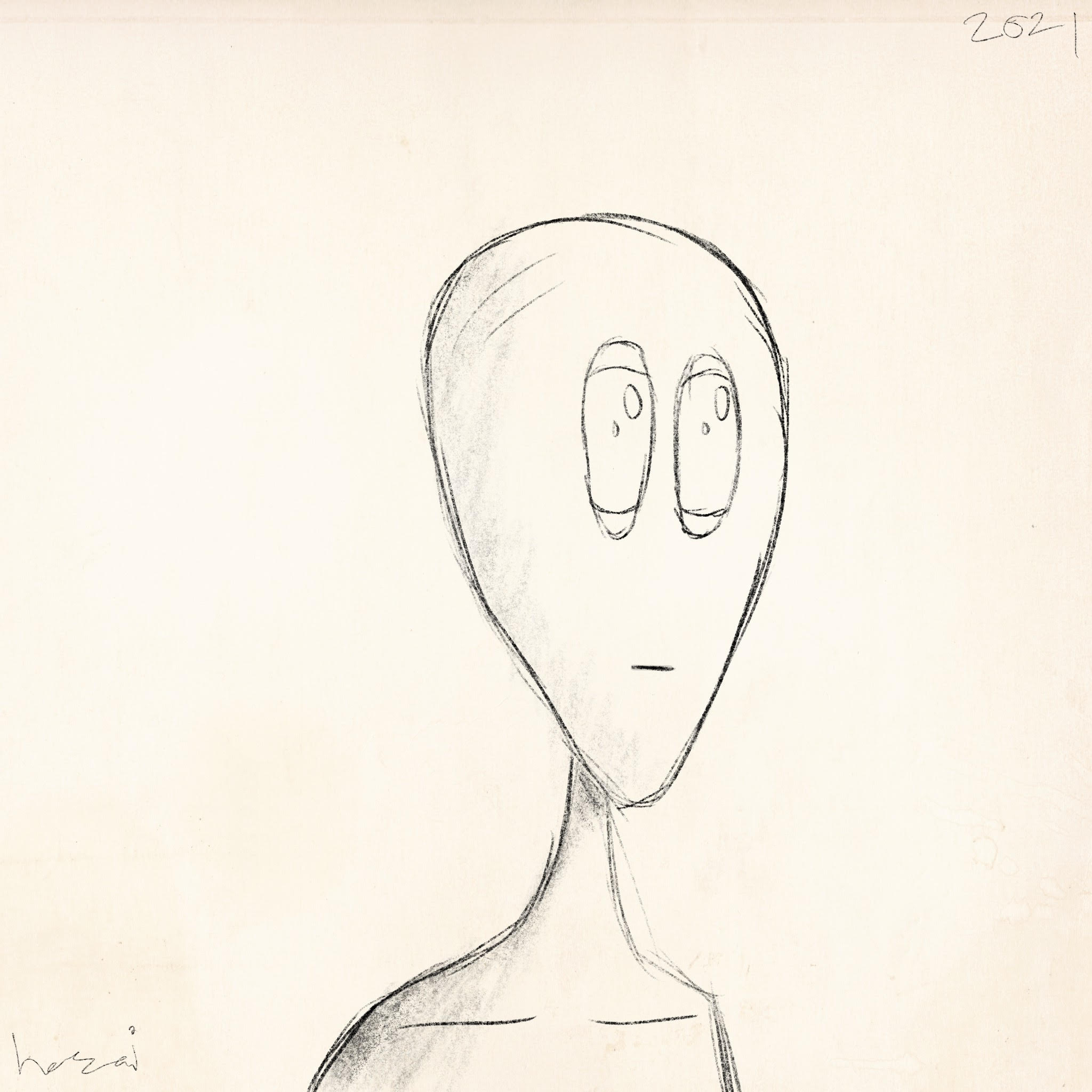 It Was All a Dream — the original Lonely Alien concept sketch by Hazai